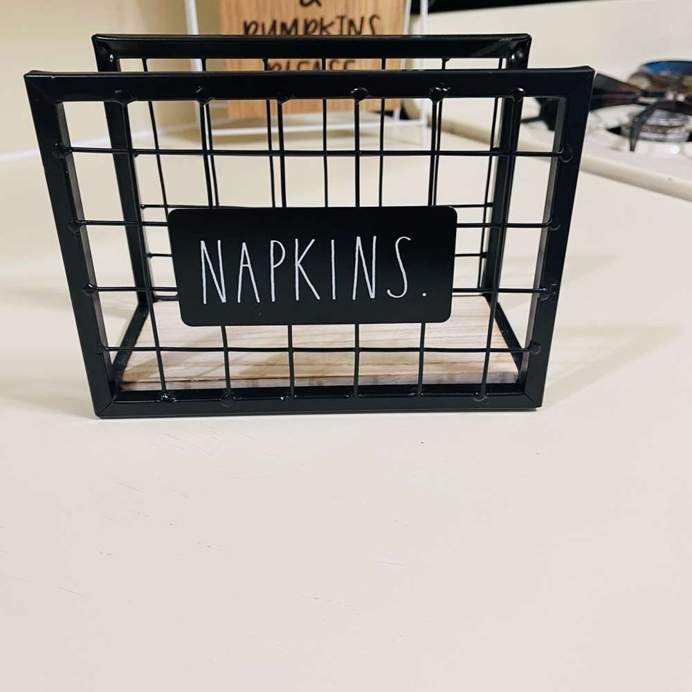 Rae Dunn Metal Napkins Napkin Holder